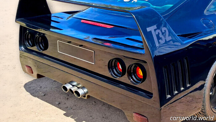 El Falso Ferrari F40 Lastima Un Deportivo Alemán Y Nuestros Ojos | Carscoops